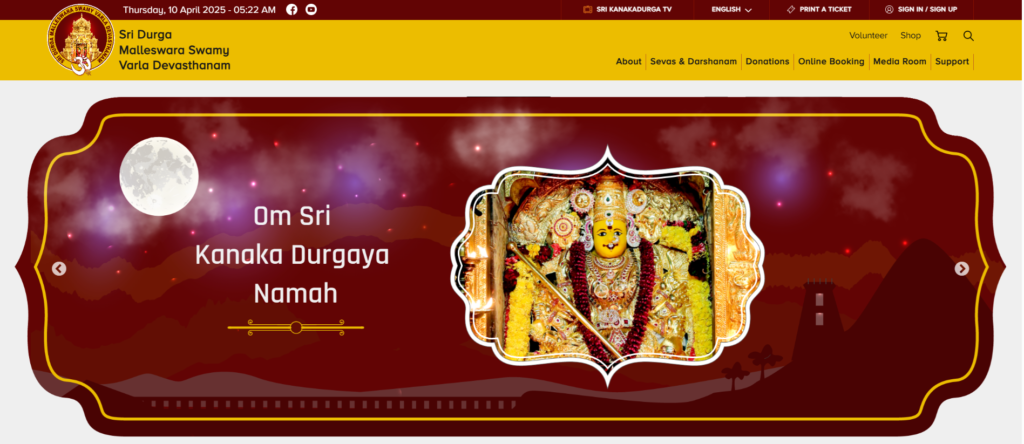 Malleswara offical site homepage